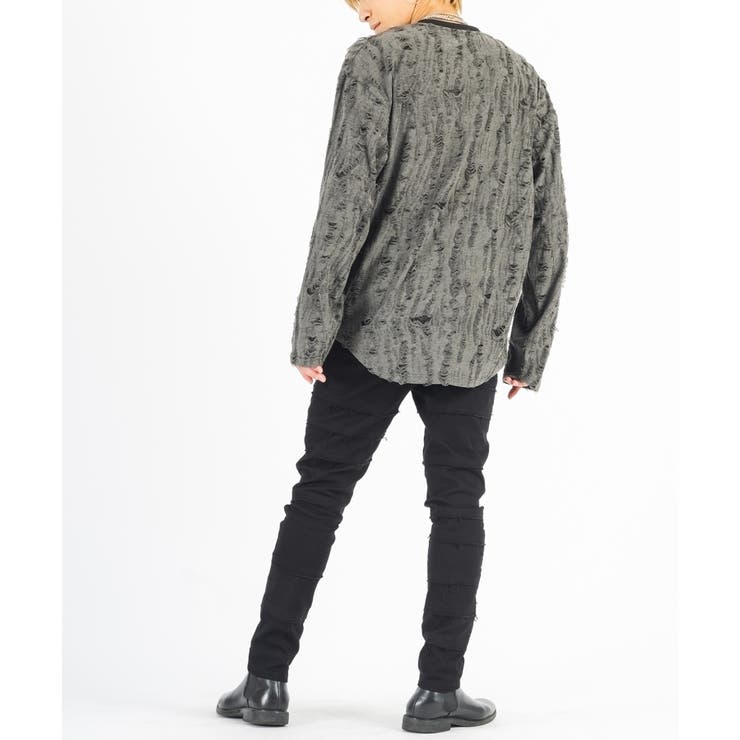 ラウンドヘム ロンT メンズ 長袖Tシャツ モード ストリート | REGIEVO | 詳細画像11 