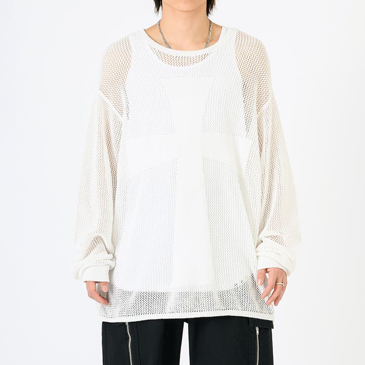 1オフ | クロスメッシュニット | REGIEVO