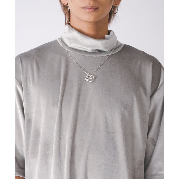 モックネック半袖Tシャツ | REGIEVO | 詳細画像8 