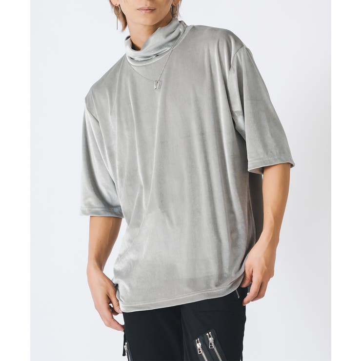 モックネック半袖Tシャツ | REGIEVO | 詳細画像2 