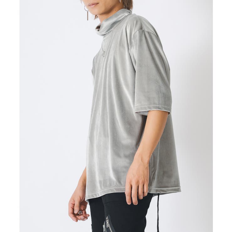 モックネック半袖Tシャツ | REGIEVO | 詳細画像3 