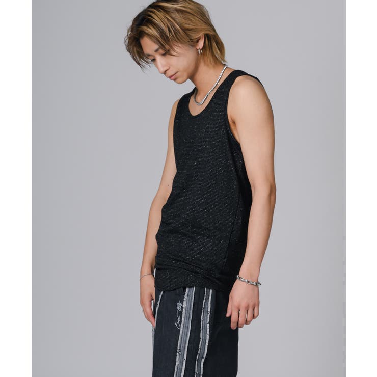 ラメボーダータンクトップ | REGIEVO | 詳細画像5 