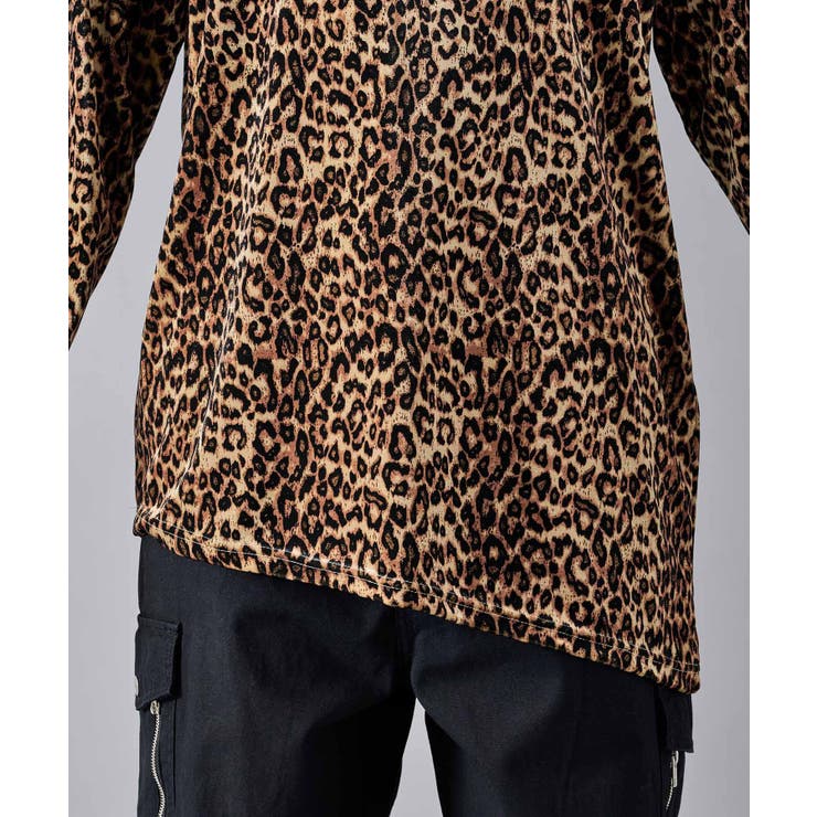 アシンメトリーレオパードタートルネック | REGIEVO | 詳細画像10 