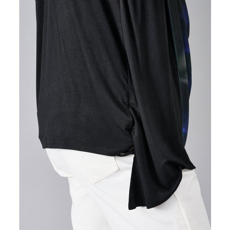 7分袖フラワープリントドレープTシャツ | REGIEVO | 詳細画像18 