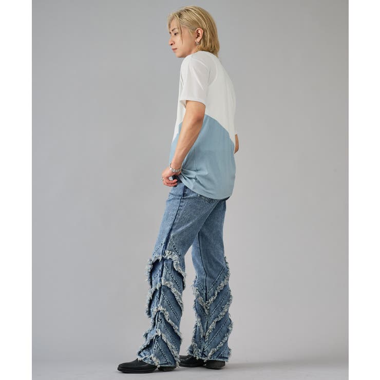 ネックレス付き配色切り替えTシャツ | REGIEVO | 詳細画像11 