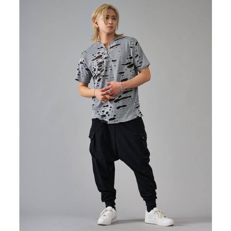 チェーンレースアップTシャツ | REGIEVO | 詳細画像17 