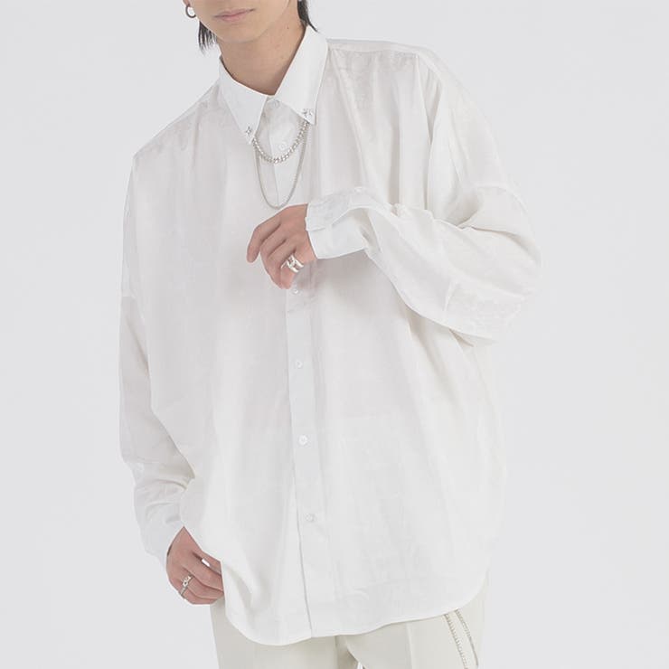 WHITE | チェーンホールドルマンシャツ | REGIEVO