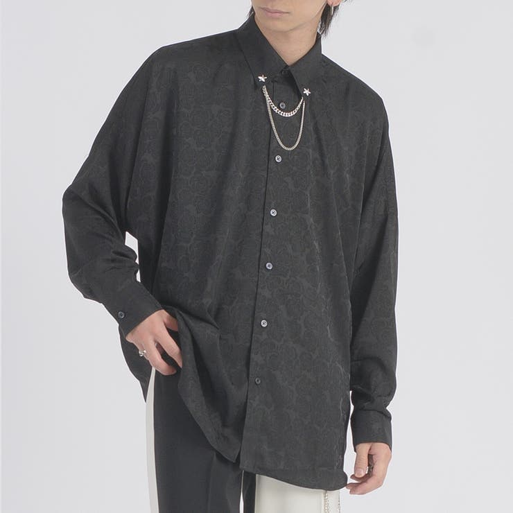 BLACK | チェーンホールドルマンシャツ | REGIEVO