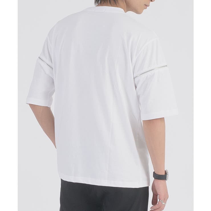 2wayファスナースリーブTシャツ | REGIEVO | 詳細画像10 