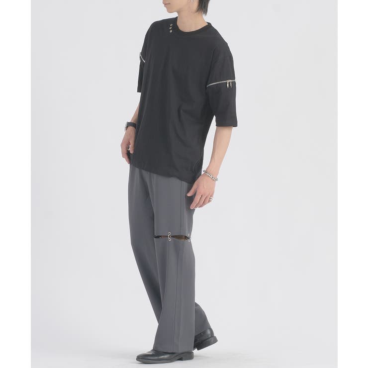 2wayファスナースリーブTシャツ | REGIEVO | 詳細画像17 