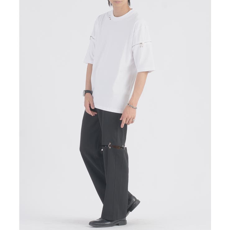 2wayファスナースリーブTシャツ | REGIEVO | 詳細画像8 
