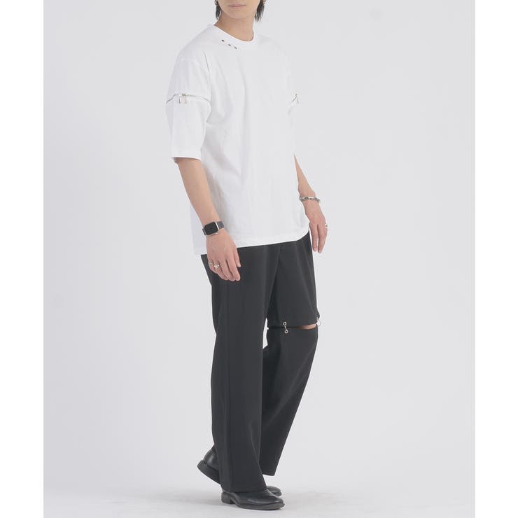 2wayファスナースリーブTシャツ | REGIEVO | 詳細画像9 