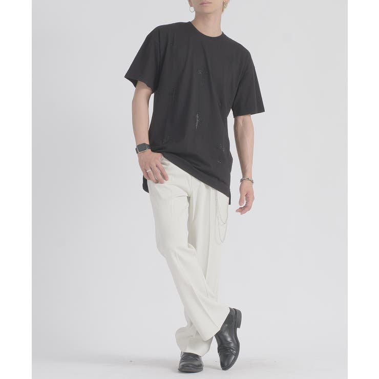 クロスラインストーンTシャツ | REGIEVO | 詳細画像12 