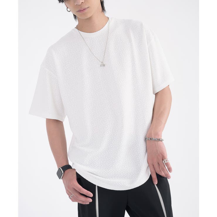 ネックレスラウンドヘムTシャツ | REGIEVO | 詳細画像24 