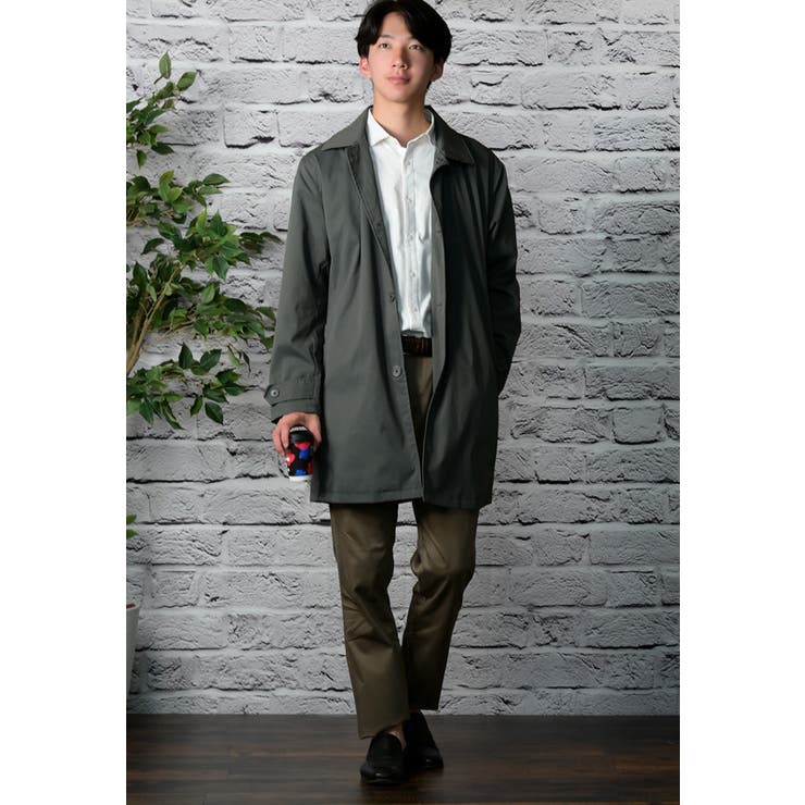 ステンカラーコート メンズ ビジネス [品番：LEVM0009179]｜REGIEVO（レジエボ）のメンズファッション通販｜SHOPLIST（ショップリスト）