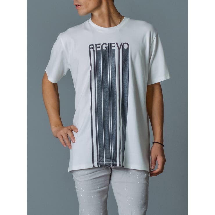 バーコードプリントtシャツ 品番 Levm Regievo レジエボ のメンズファッション通販 Shoplist ショップリスト