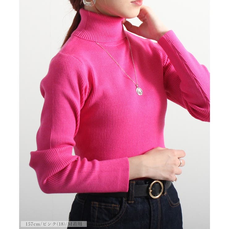 タートルネック ニット レディース | LAPULE  | 詳細画像6 