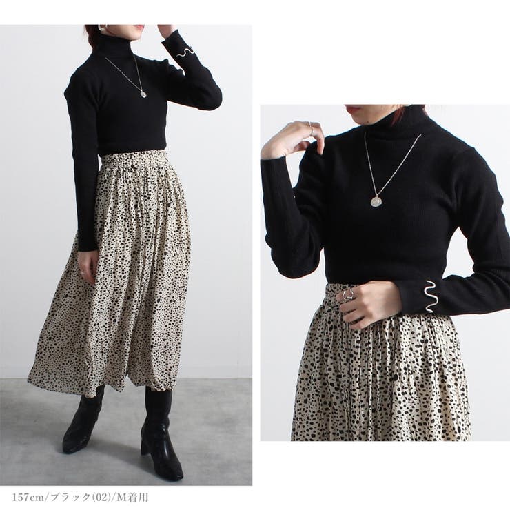 タートルネック ニット レディース | LAPULE  | 詳細画像10 