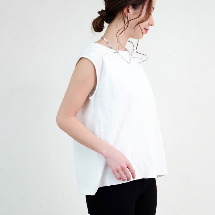 ノースリーブ フレンチスリーブ プルオーバー | relaclo | 詳細画像18 