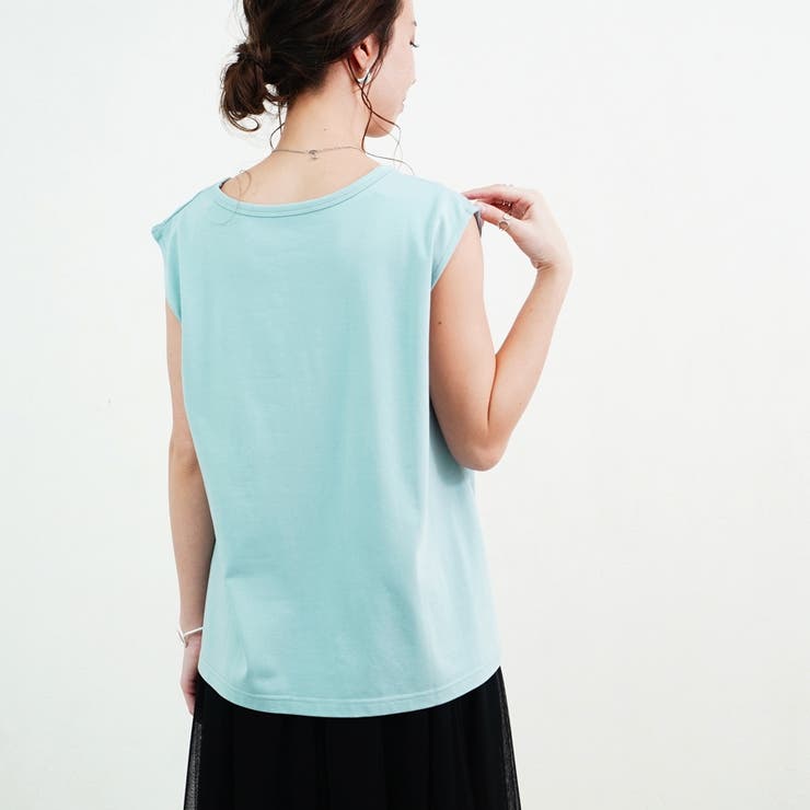 ノースリーブ フレンチスリーブ プルオーバー | relaclo | 詳細画像4 