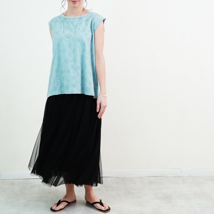 ノースリーブ フレンチスリーブ プルオーバー | relaclo | 詳細画像8 