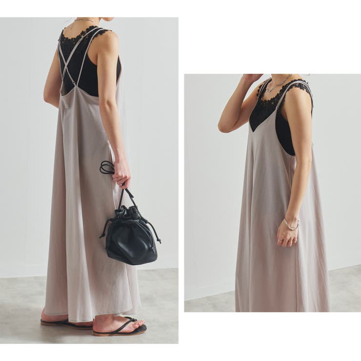 キャミワンピース ワンピース ロング | relaclo | 詳細画像9 