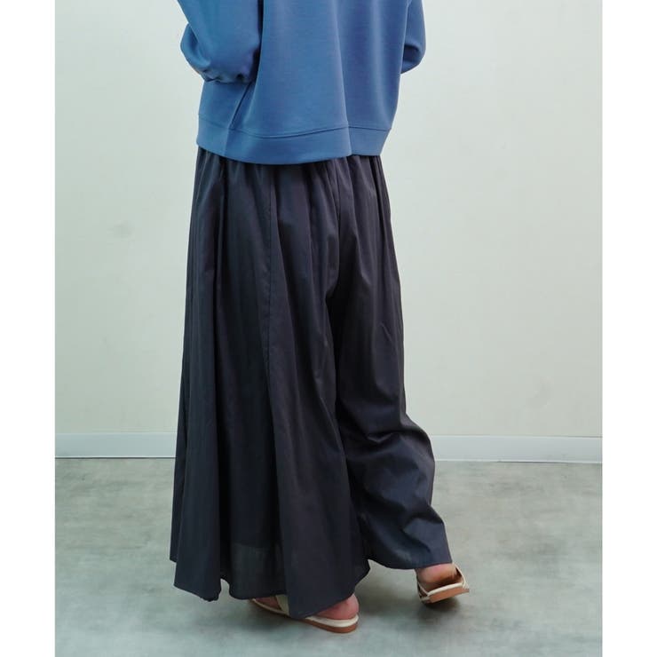 スカート見え パンツ ワイドパンツ[品番：RLCW0004109]｜relaclo