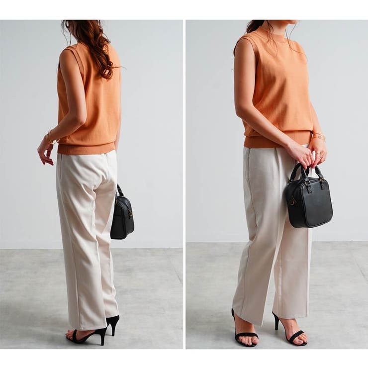 サマーニット ノースリーブ モックネック | relaclo | 詳細画像4 