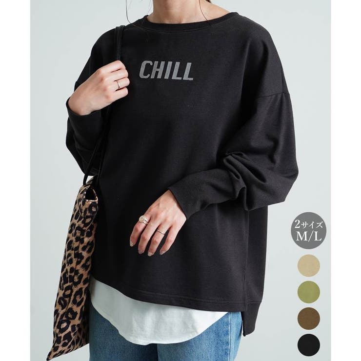 スウェット プリント 英字 | relaclo | 詳細画像1 