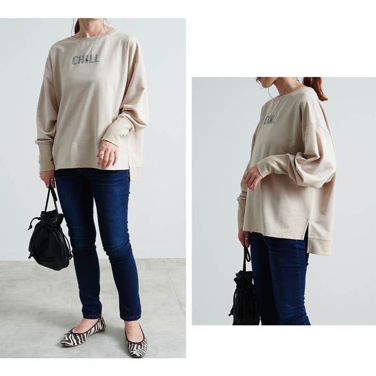 スウェット プリント 英字 | relaclo | 詳細画像16 