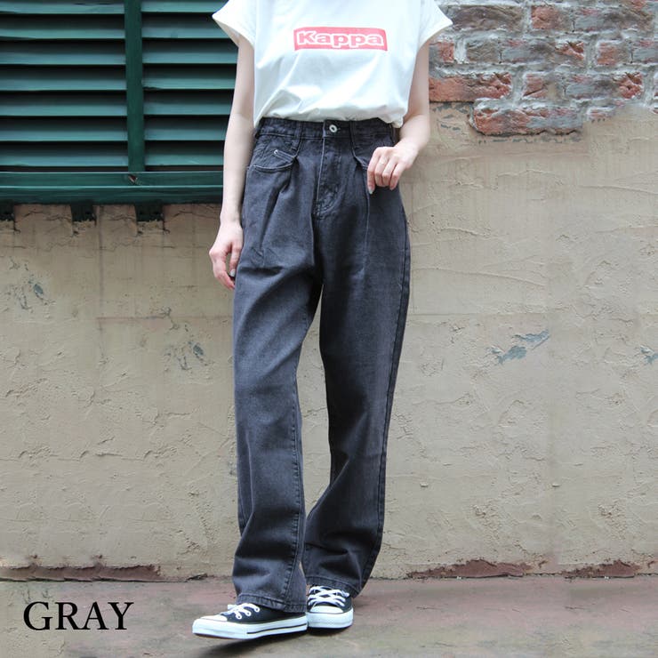 大きいサイズパンツハイウエストジーンズビッグサイズ脚長ゆるカジカジュアルデニムM… | LAPULE  | 詳細画像2 