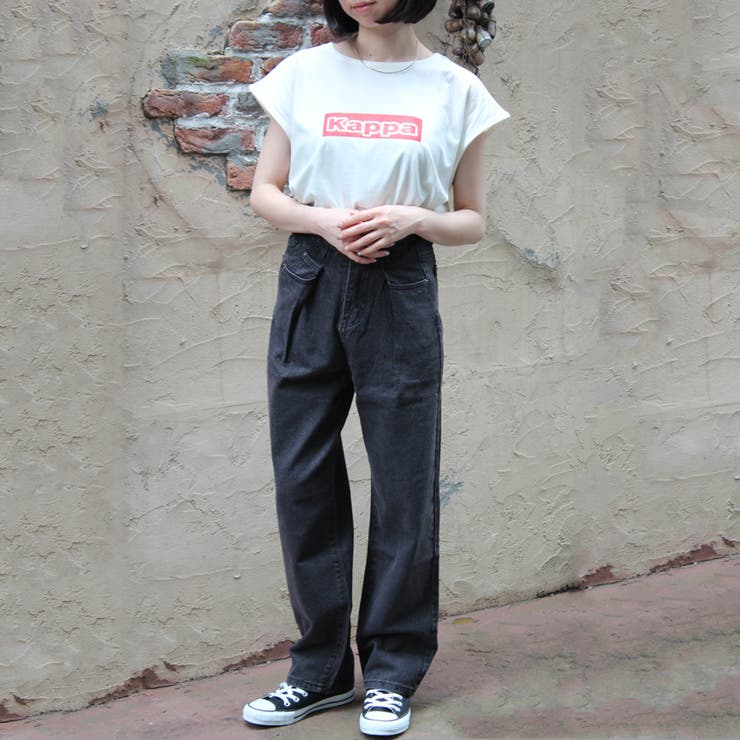 大きいサイズパンツハイウエストジーンズビッグサイズ脚長ゆるカジカジュアルデニムM… | LAPULE  | 詳細画像9 