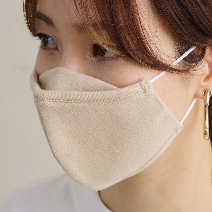 布マスクマスク眼鏡が曇りにくい立体マスク紐調節綿コットンユニセックスシンプルベー… | LAPULE  | 詳細画像8 