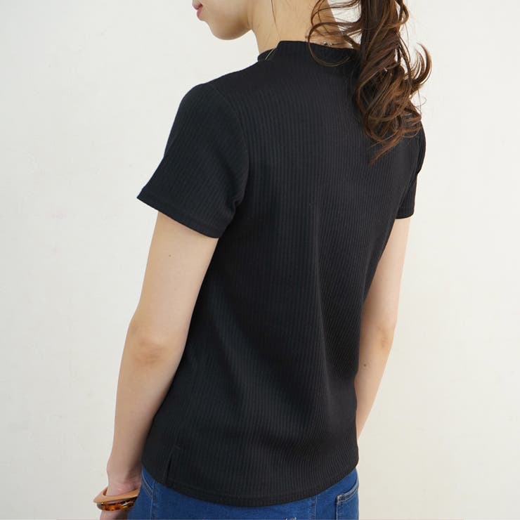 Tシャツ 半袖 リブ | LAPULE  | 詳細画像19 