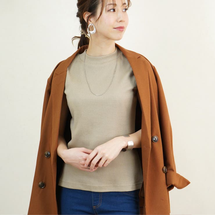 ノースリーブ リブ ハイネック | relaclo | 詳細画像13 