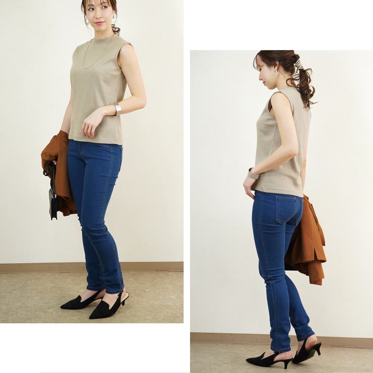 ノースリーブ リブ ハイネック | relaclo | 詳細画像14 