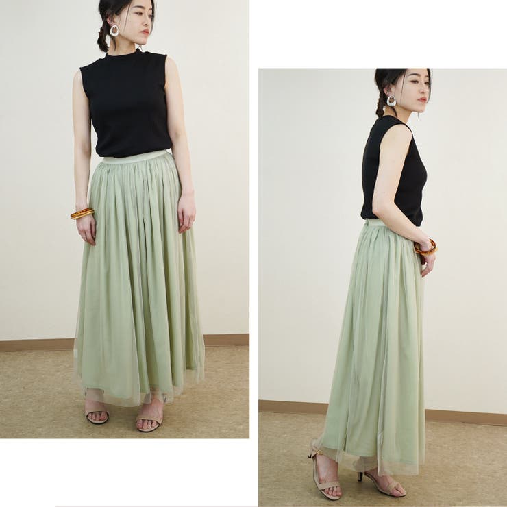 ノースリーブ リブ ハイネック | relaclo | 詳細画像20 