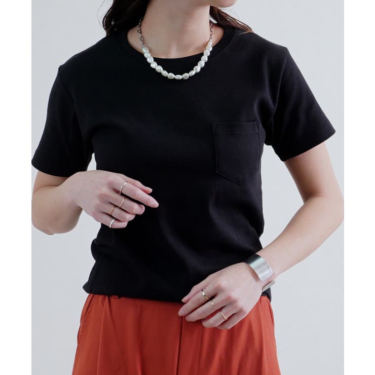 Tシャツ半袖40代スムースタッチコットン綿100プチプラシンプル無地白カジュアル… | LAPULE  | 詳細画像19 