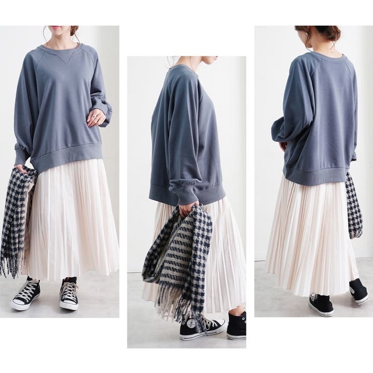 ボリューム袖プルオーバー トレーナー オーバーサイズ | relaclo | 詳細画像17 