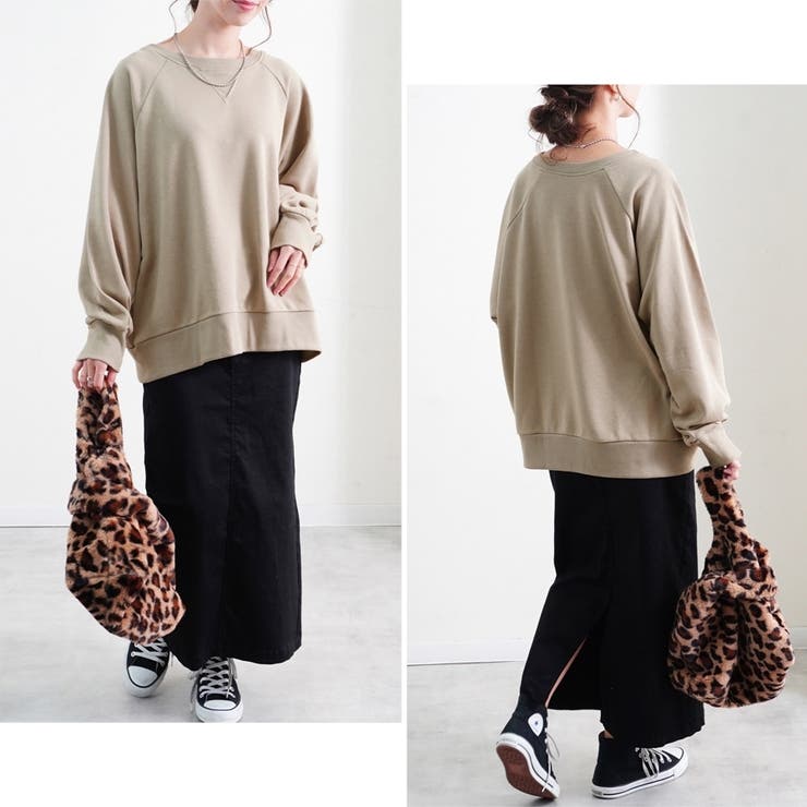 ボリューム袖プルオーバー トレーナー オーバーサイズ | relaclo | 詳細画像6 