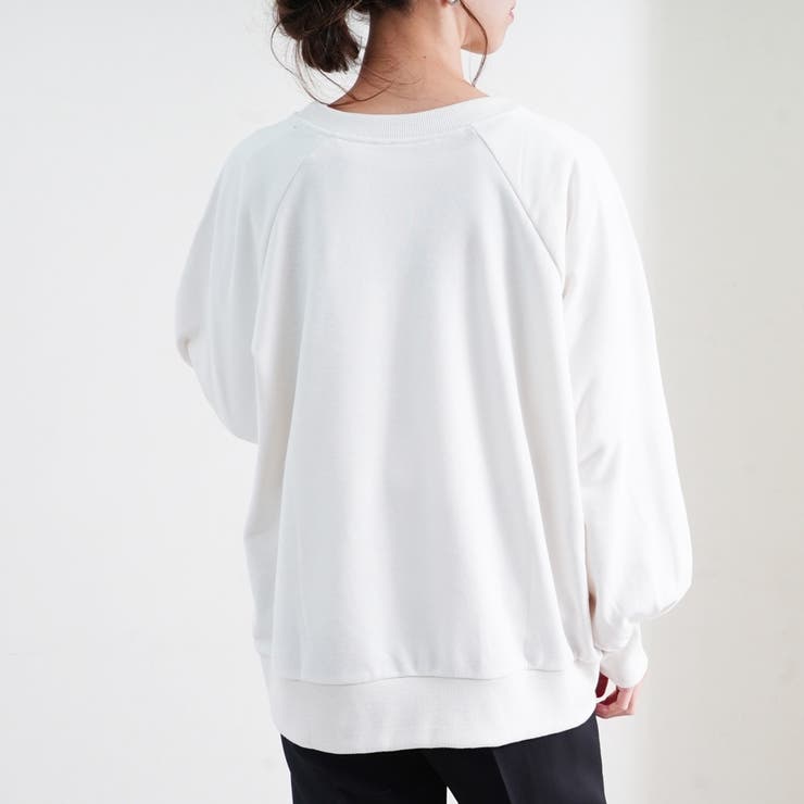 ボリューム袖プルオーバー トレーナー オーバーサイズ | relaclo | 詳細画像8 