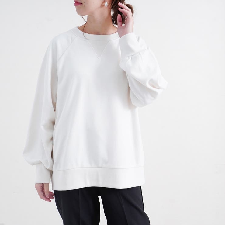 ボリューム袖プルオーバー トレーナー オーバーサイズ | relaclo | 詳細画像10 