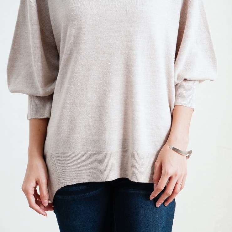 洗えるカシミヤタッチ ニット ドルマン | relaclo | 詳細画像12 