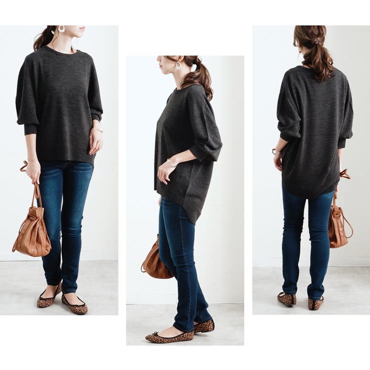 洗えるカシミヤタッチ ニット ドルマン | relaclo | 詳細画像17 