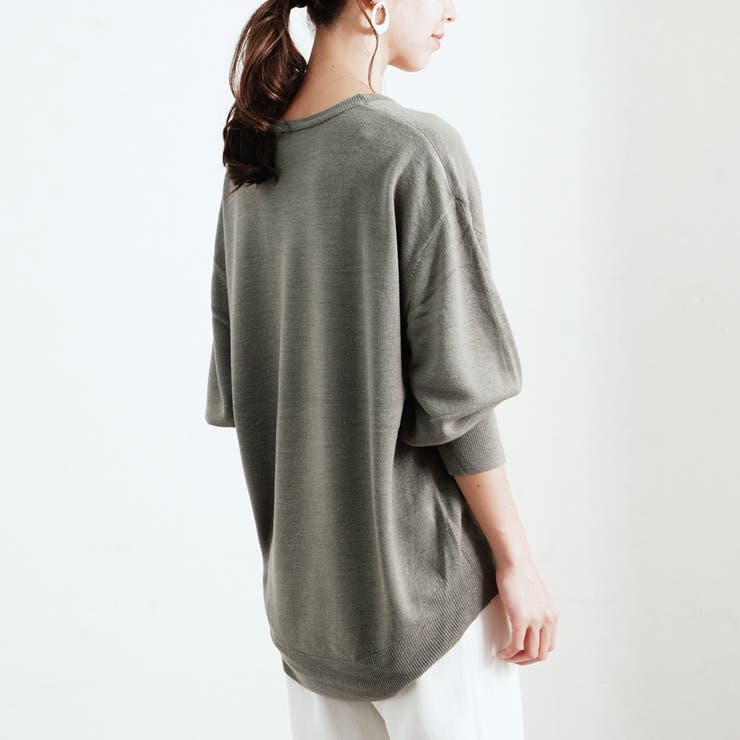 洗えるカシミヤタッチ ニット ドルマン | relaclo | 詳細画像4 