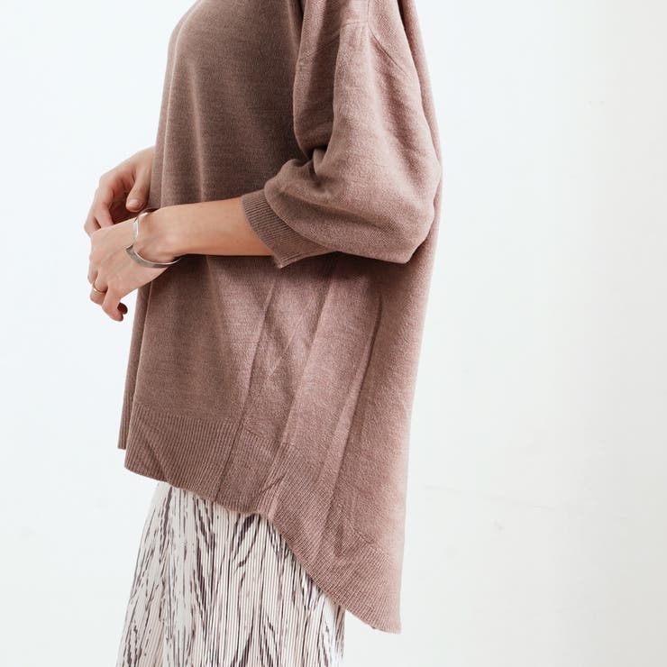 洗えるカシミヤタッチ ニット ドルマン | relaclo | 詳細画像8 