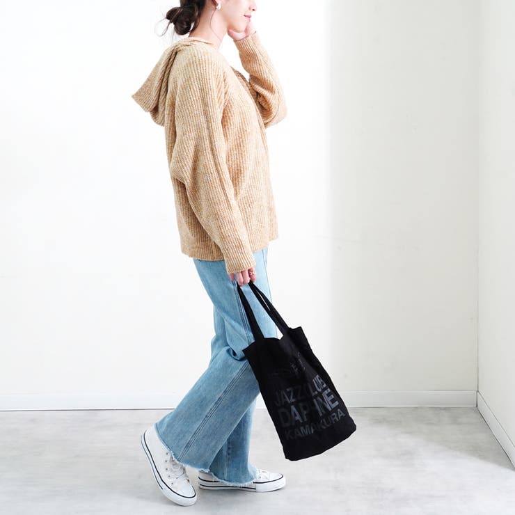 ニットパーカー ラグランスリーブ プルオーバー | LAPULE  | 詳細画像5 