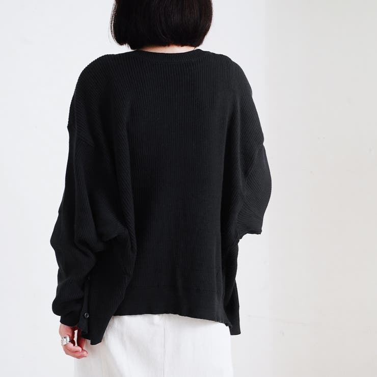 カーディガン 前後2way ニット | LAPULE  | 詳細画像18 