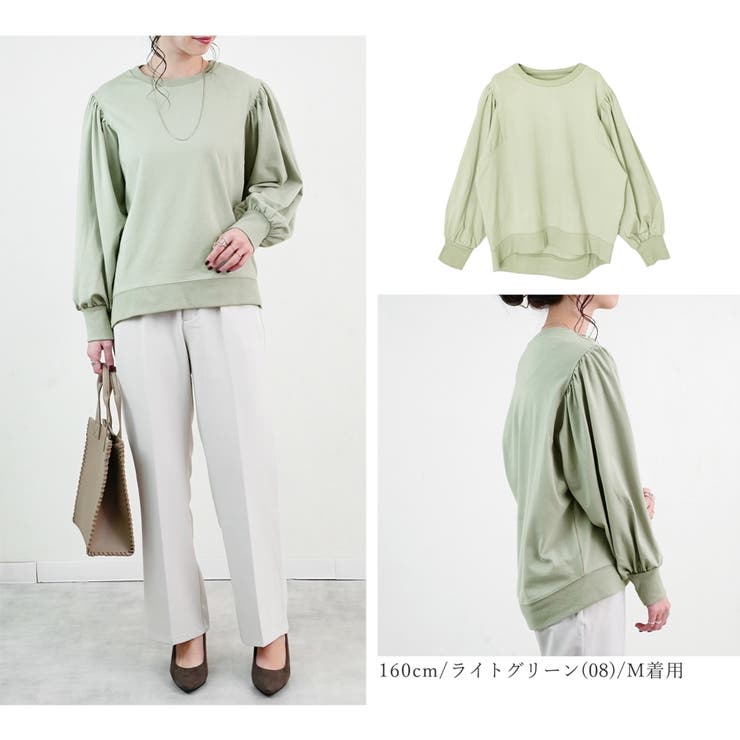 ボリュームスリーブ ボリューム袖 スウェット | relaclo | 詳細画像3 