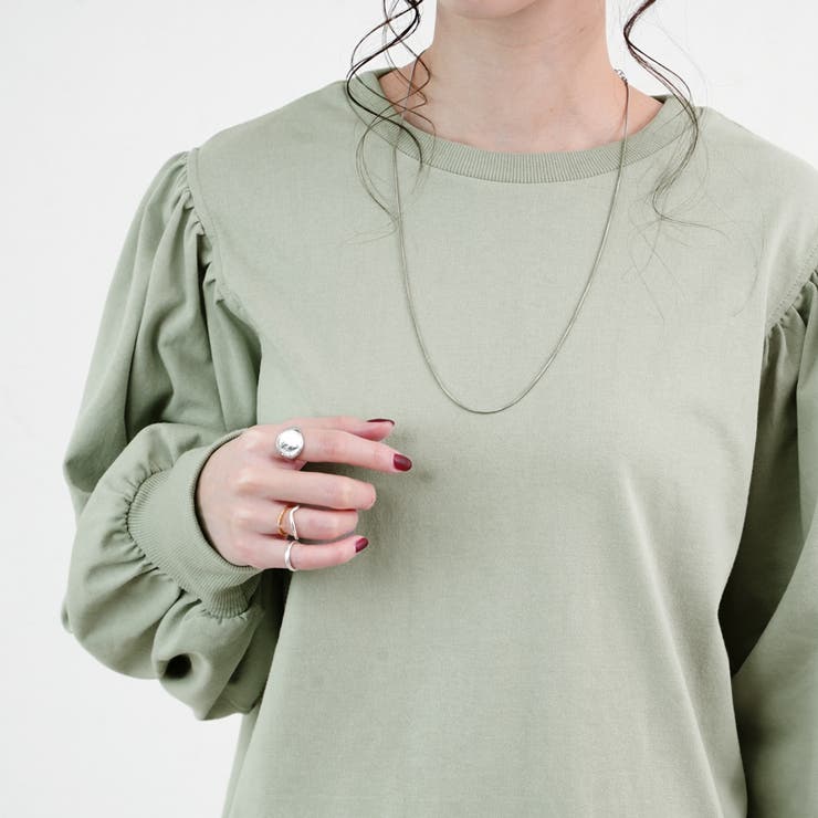 ボリュームスリーブ ボリューム袖 スウェット | relaclo | 詳細画像6 